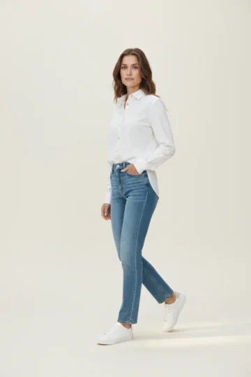 9253 CAMICIA IN MGLINA ELSTICIZZATA.VESTIBILITA SLIM - immagine 2