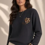 4918 MAGLIA DONNA POLSINO IN VELLUTO FATTO A CAMICIA