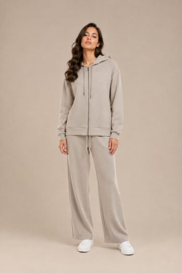 5152 TUTA DONNA ZIP CON CAPPUCCIO - immagine 3