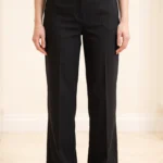 5202 PANTALONE DONNA ELEGANTE GAMBA LARGA.ABBINA AL GILET 8835