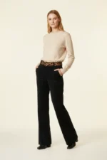 5215 PANTALONE DONNA A GAMBA LARGA TESSUTO MORBIDISSIMO VESTIBILITA' OTTIMA - immagine 7