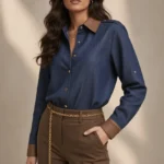 7112 CAMICIA DONNA JEANS