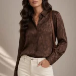 7199 CAMICIA DONNA CON RICAMI