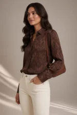 7199 CAMICIA DONNA CON RICAMI - immagine 2