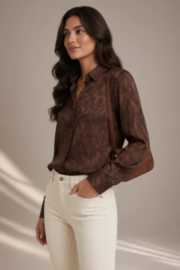 7199 CAMICIA DONNA CON RICAMI - immagine 2